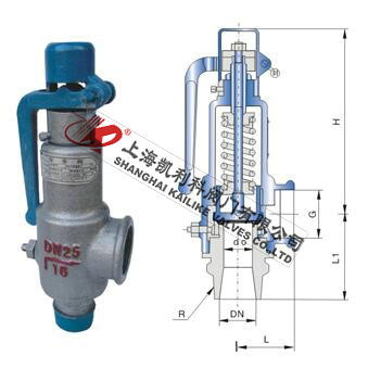 A27H、A27W、A27Y彈簧微啟式外螺紋安全閥